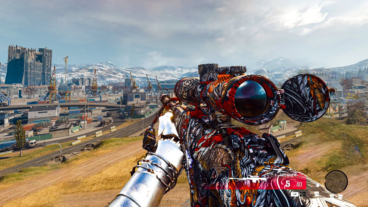 COD WARZONE SOLO DUO WIN SNIPER AMR MOD4 GAMEPLAY PS5 PRO(No Commentary)