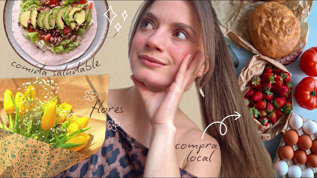 La belleza de lo cotidiano ✨️ día entre flores 💐 mercado local 🛒 y cocina casera 🥑