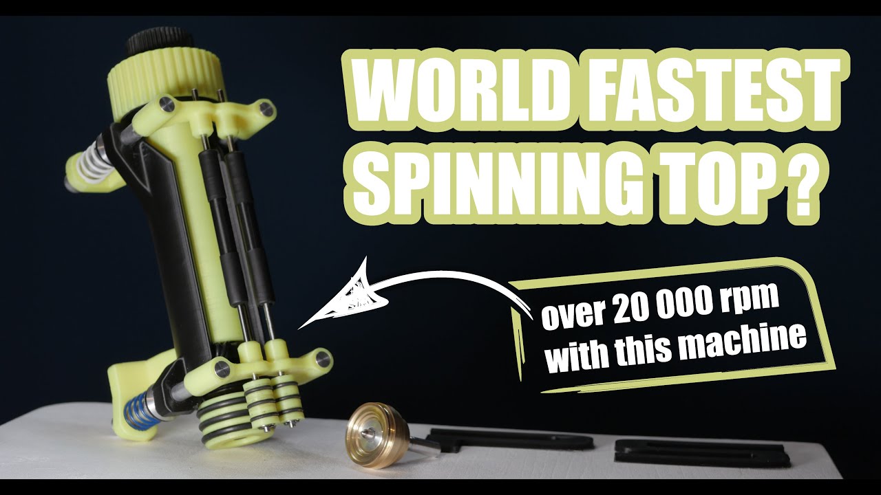 world fastest spinning top?