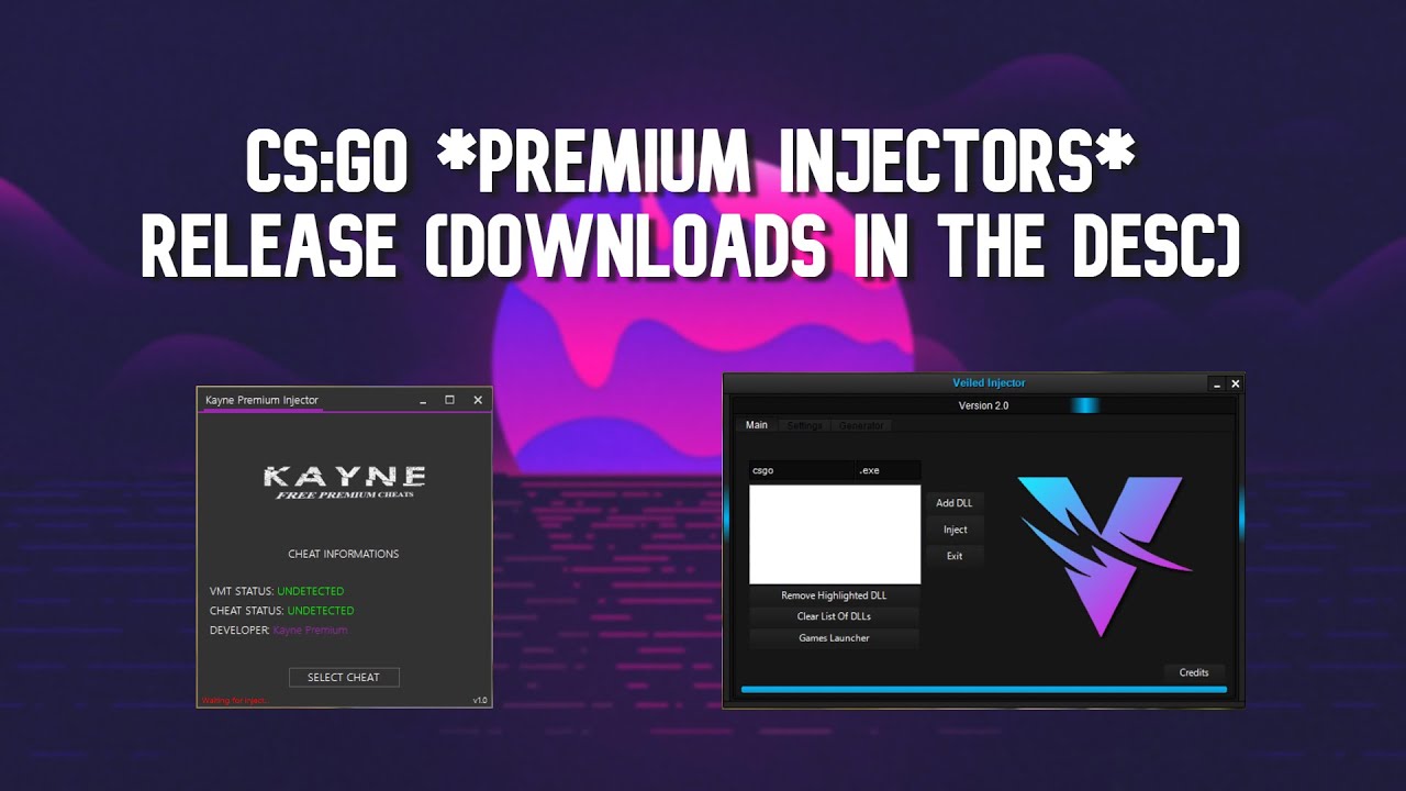 CS:GO *PREMIUM INJECTORS* RELEASE (downloads in the desc)