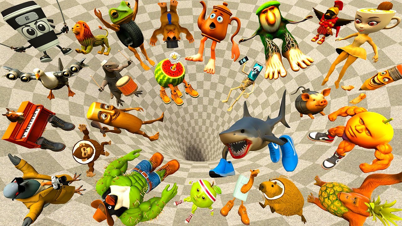 ВСЕ ИТАЛЬЯНСКИЕ МЕМЫ ТРАЛАЛЕЛО ТРАЛАЛА ТУНГ ТУНГ ТУНГ САУР БАЛЕРИНА БОЛЬШАЯ ВОРОНКА В Garry's Mod