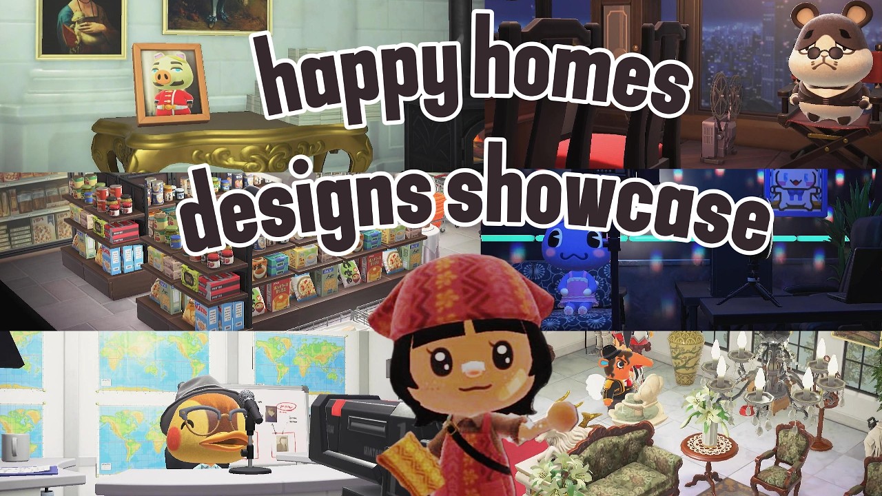 let me show you my masterpieces | ACNH Happy Homes Designs Showcase #3 | [CC] Closed Captions