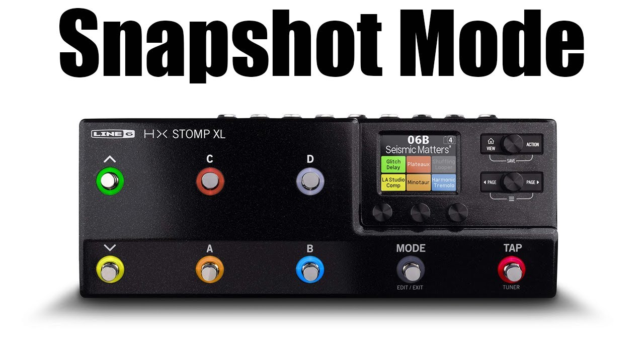 How I Use the HX Stomp in Snapshot Mode