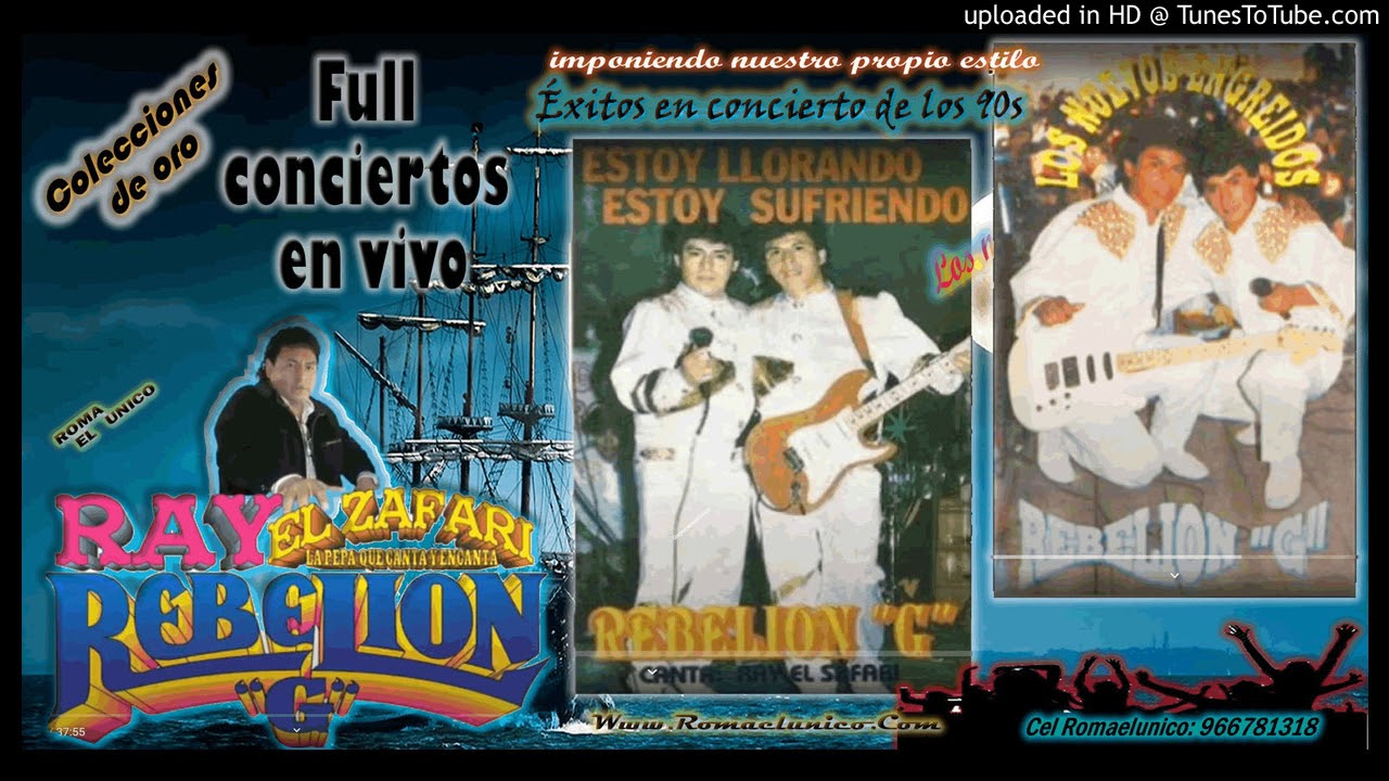 Rebeli&oacute;n G en vivo Ray el Safari - ando tomando, nuestro error 1er concierto