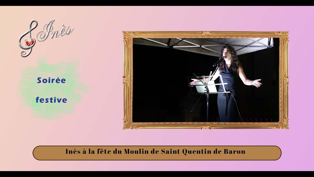 Inès à la fête du Moulin de Saint Quentin de Baron