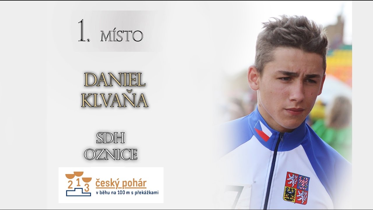 Český pohár ve 100m s překážkami 2016 - kategorie muži 1.-5. místo