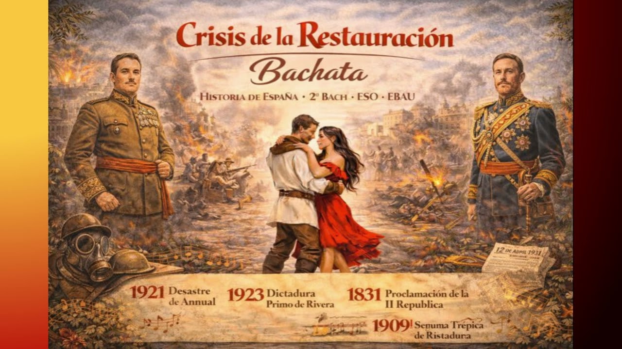 🌫️ Crisis de la Restauración | Bachata | Historia de España · 2º Bach · ESO · EBAU