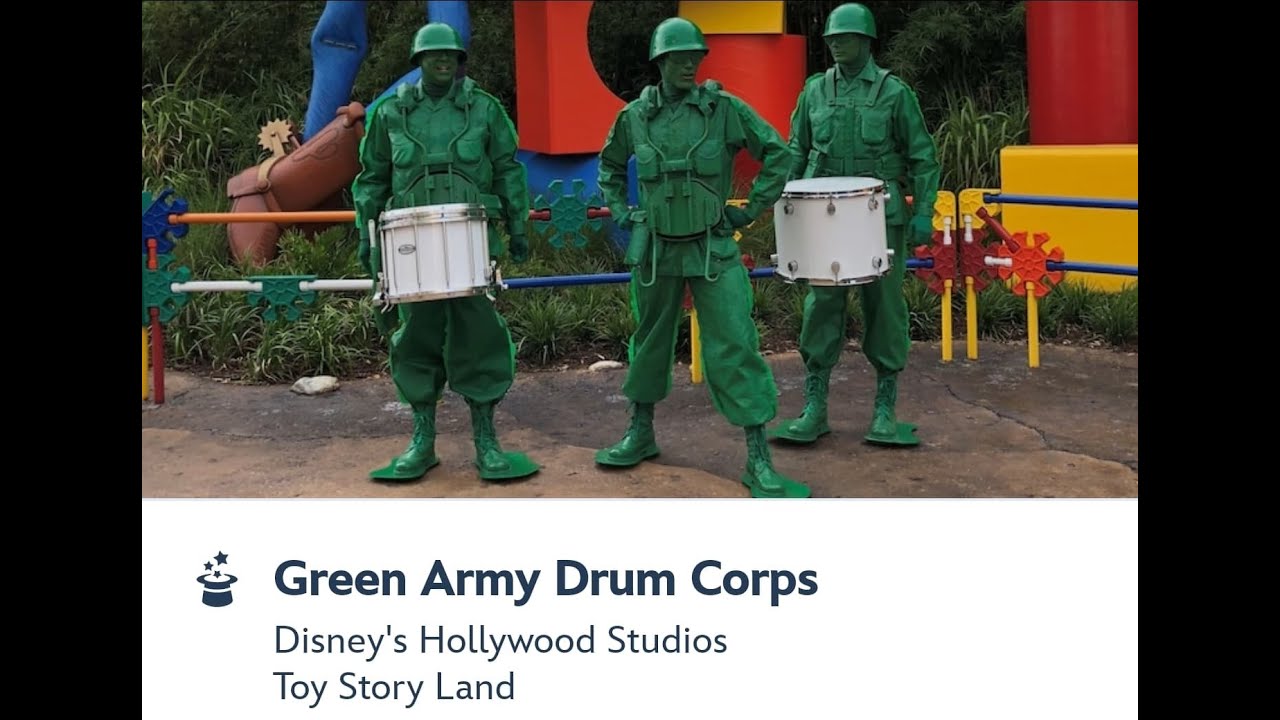 [4k] Green Army Drum Corps - Disney's Hollywood Studios