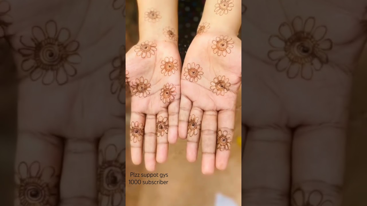 The beautiful mehdi design