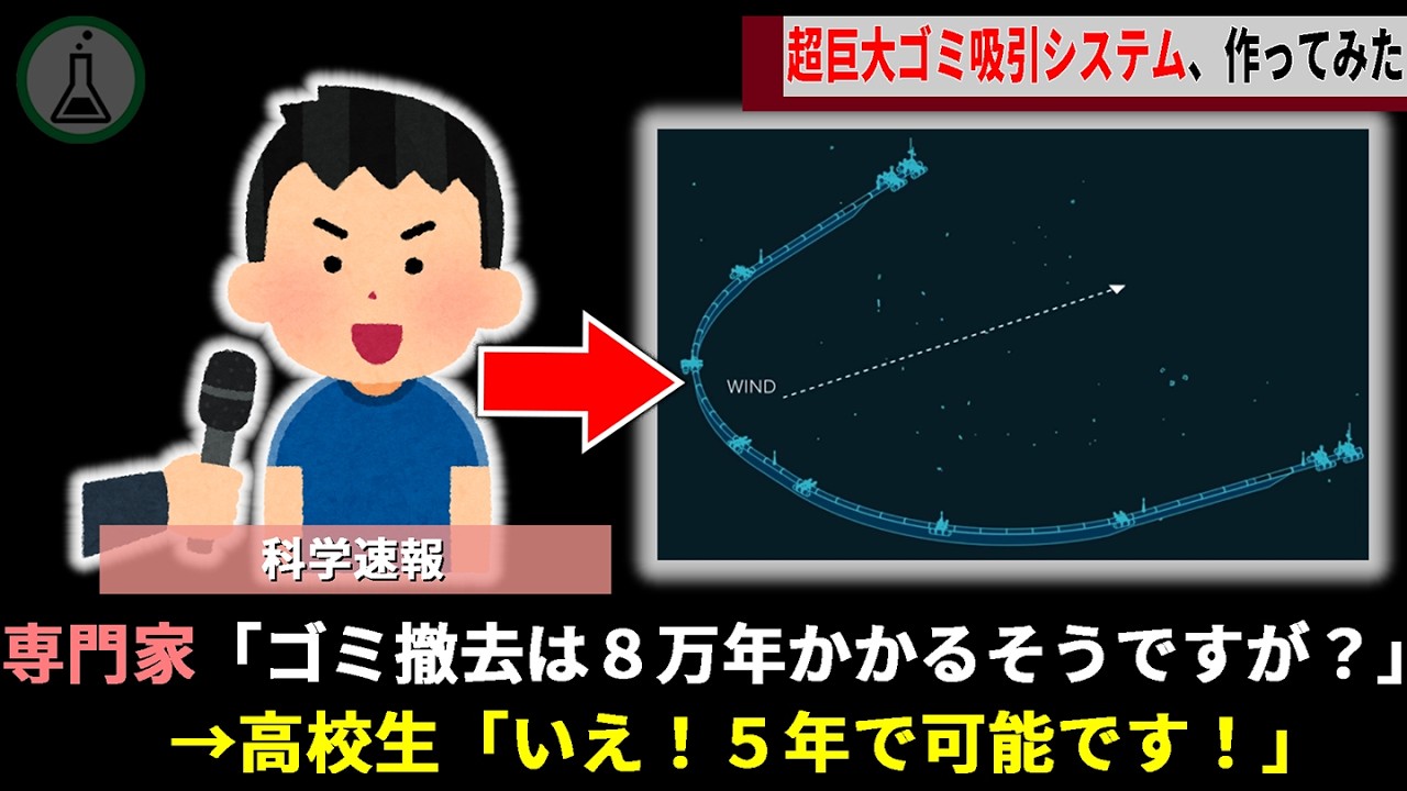 幼い頃からモノ作りが大好きだった高校生、太平洋に浮かぶゴミの山を自動で回収する天才的なシステムを開発しTEDへの出演を果たした結果【ゆっくり解説】