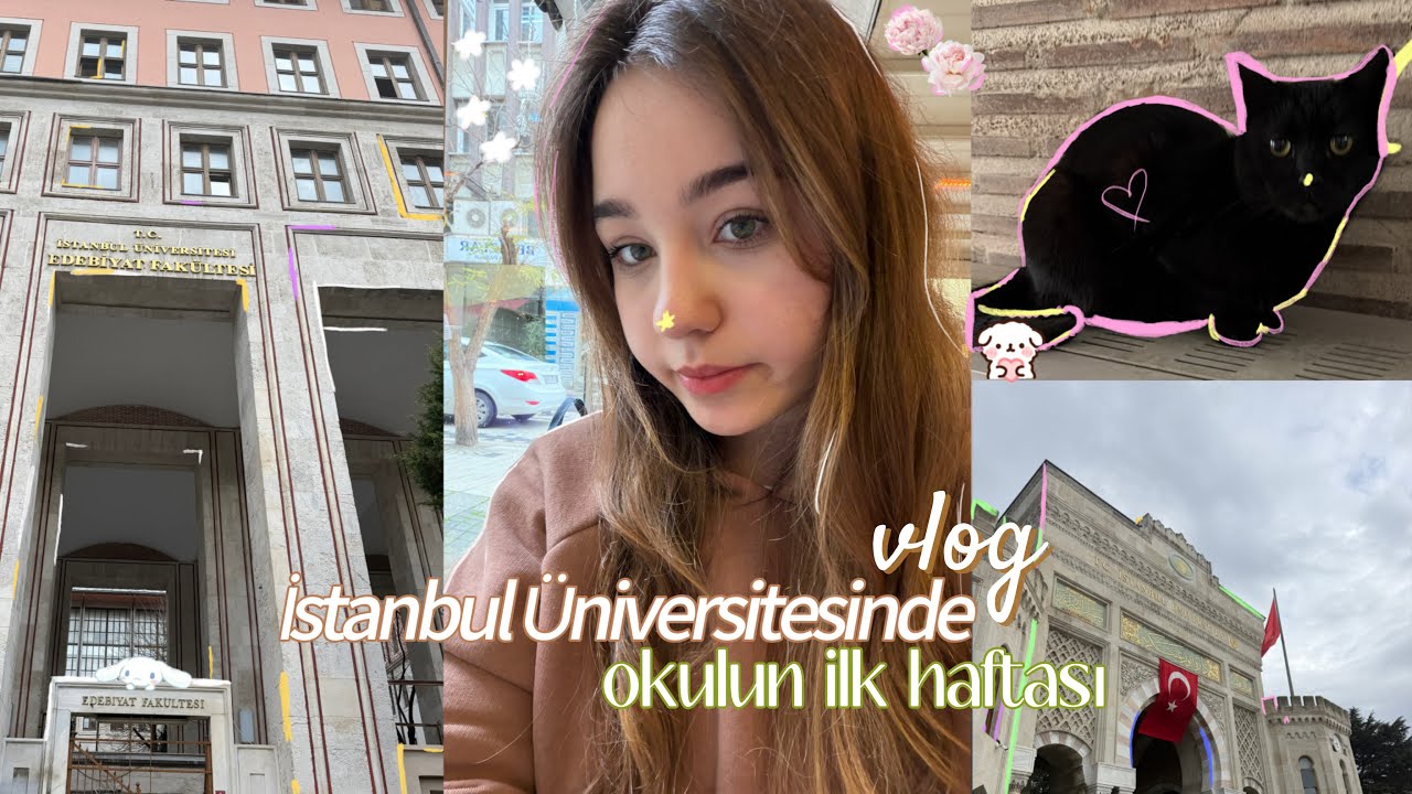 iü’de okulun ilk haftası | #univlog 