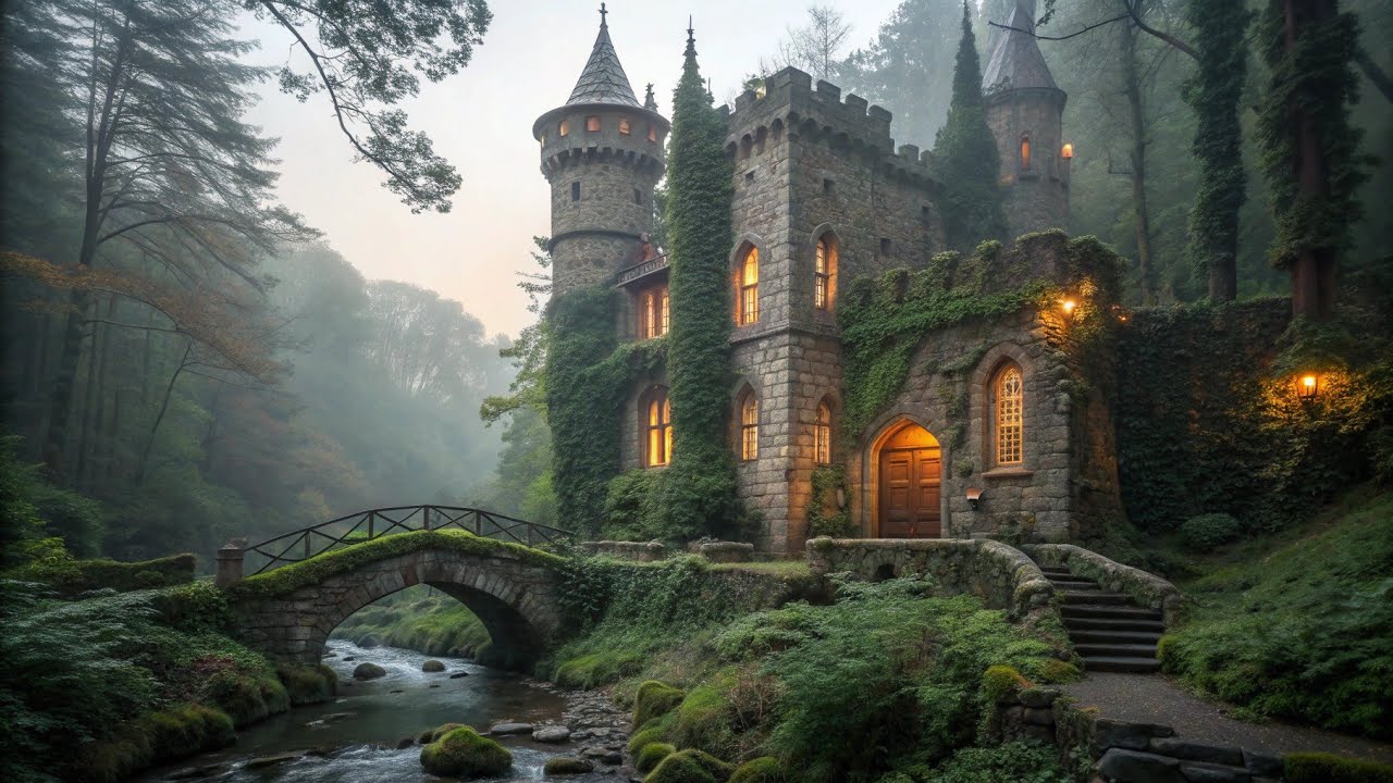 Inside a Fairytale Castle in the Forest | Complete Medieval Castle House Tour