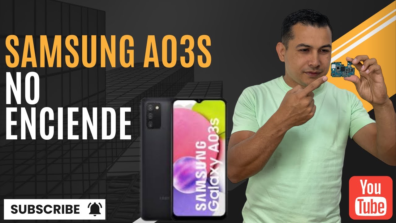 Samsung a03S No enciende/corto