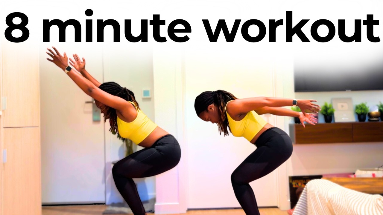 8-минутная тренировка йоги для всего тела (в стиле R&B)