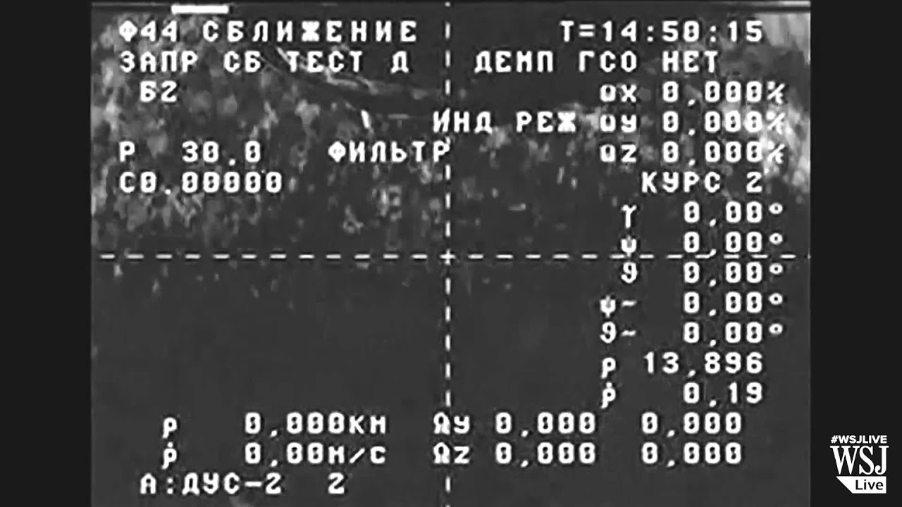 Footage of Russian Spacecraft Spinning in Orbit