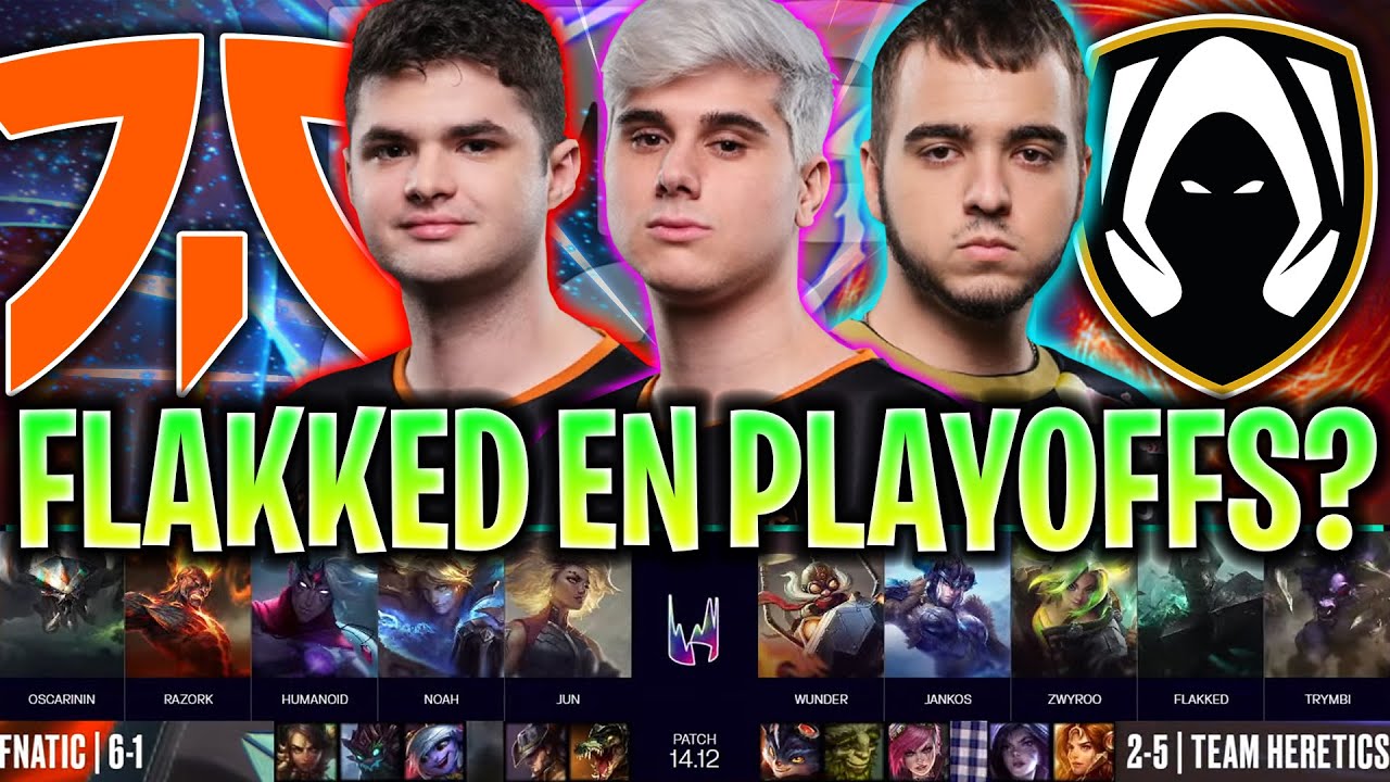 PUEDE FLAKKED ASEGURAR LOS PLAYOFFS CONTRA RAZORK? | FNC vs TH LEC VERANO 2024 ESPAÑOL LVP