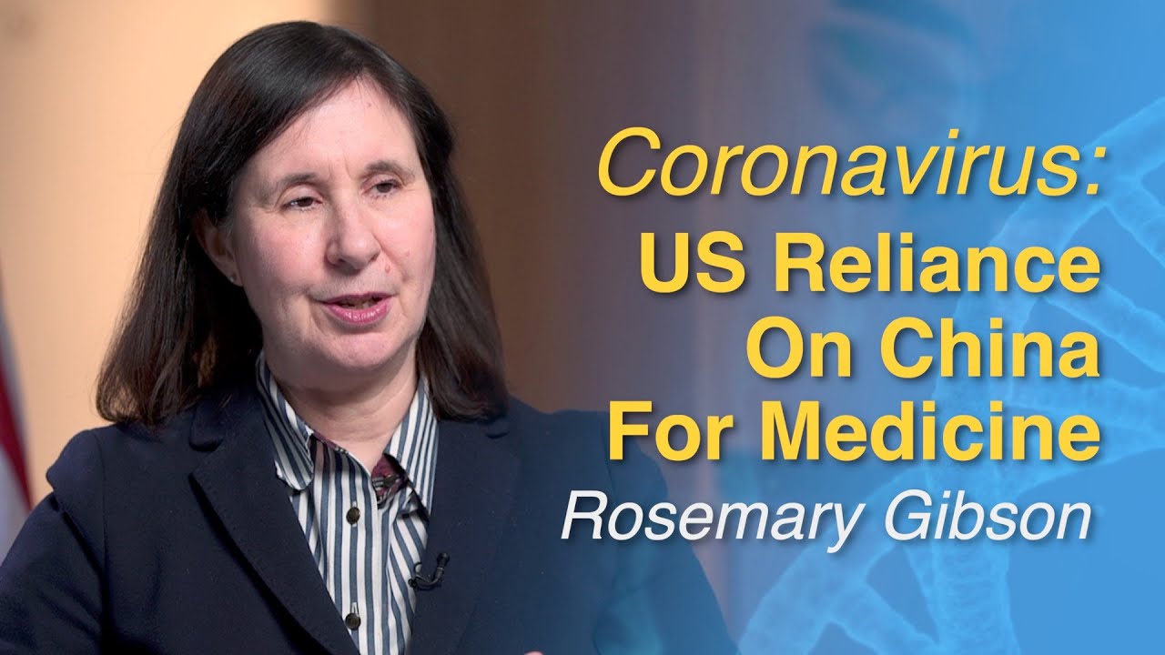 Coronavirus Exposed America's Heavy Reliance On China For Medicines
