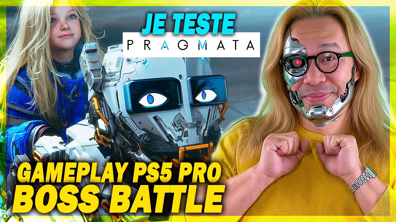 Je joue &agrave; PRAGMATA sur PS5 Pro, je fume un boss taille immeuble les doigts dans le nez (GAMEPLAY 4K)