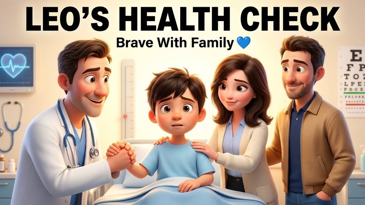Leo’s Full Health Check | Hospital Visit Story for Family | Calm & Brave Together