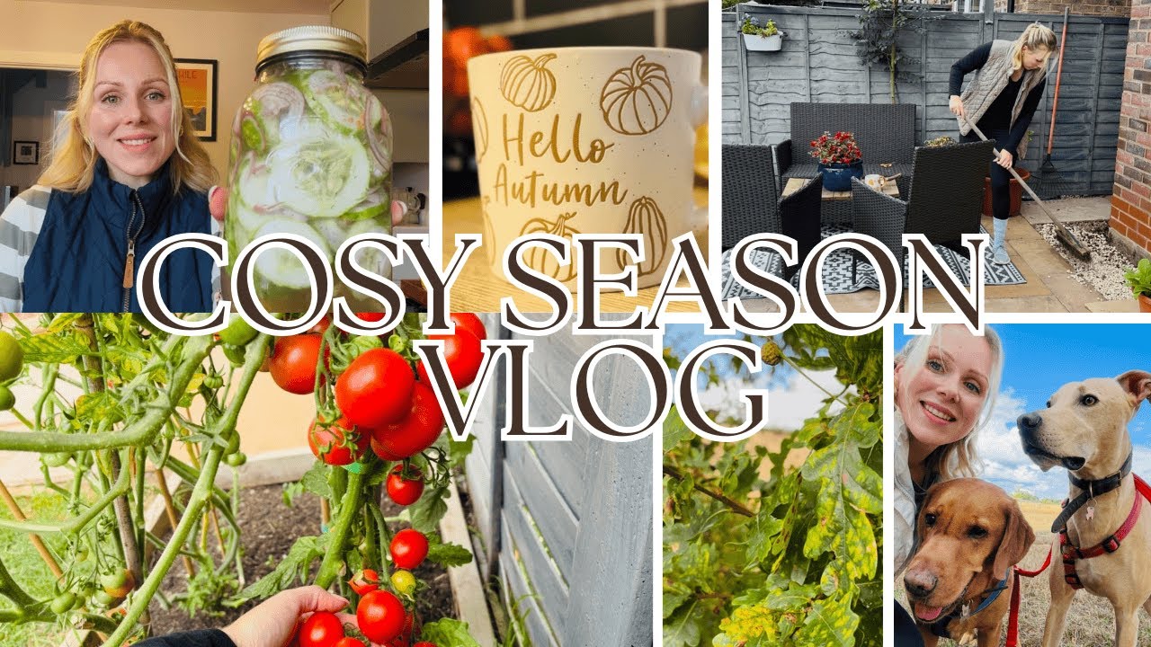 COSY SEASON IS HERE | hello september, pickling cucumbers, autumn nails & countryside autumn walks
