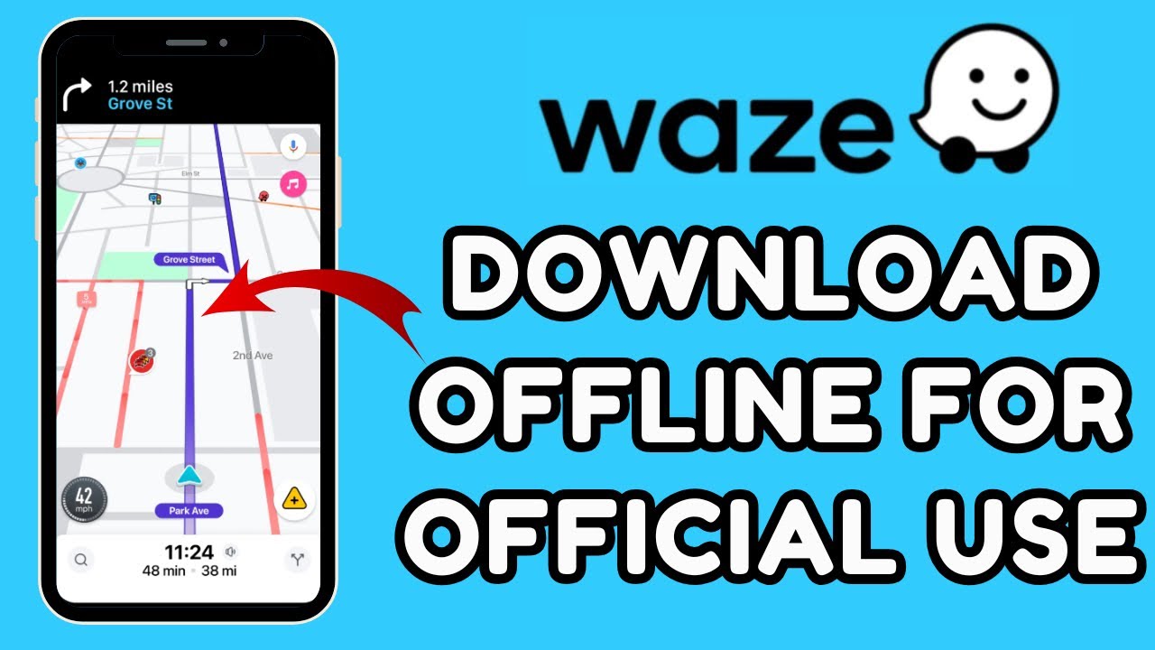 Как использовать Waze Offline (загружать карты для использования офлайн) 2025?