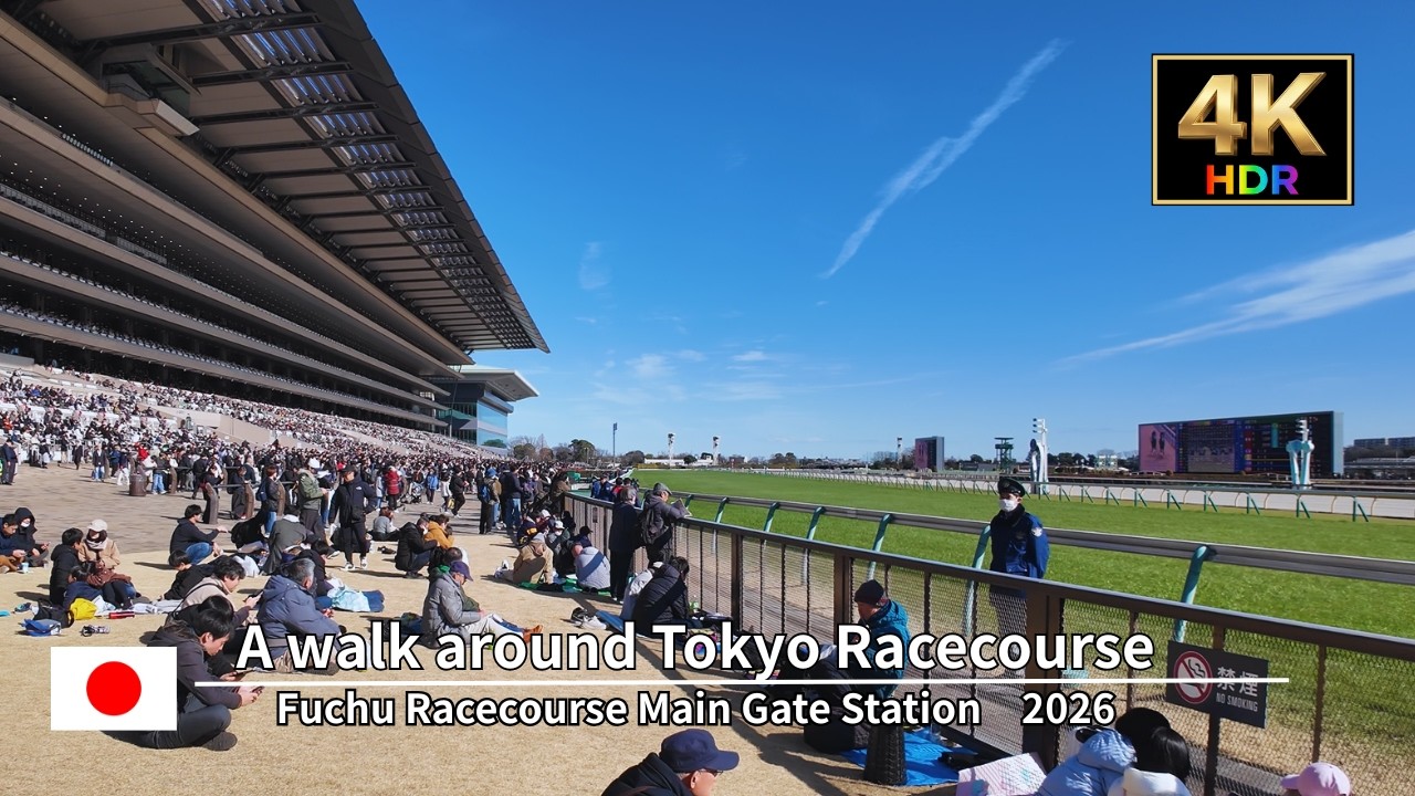 A Peaceful Afternoon at Tokyo Racecourse, Fuchu | Tokyo 4K Walk 🏇