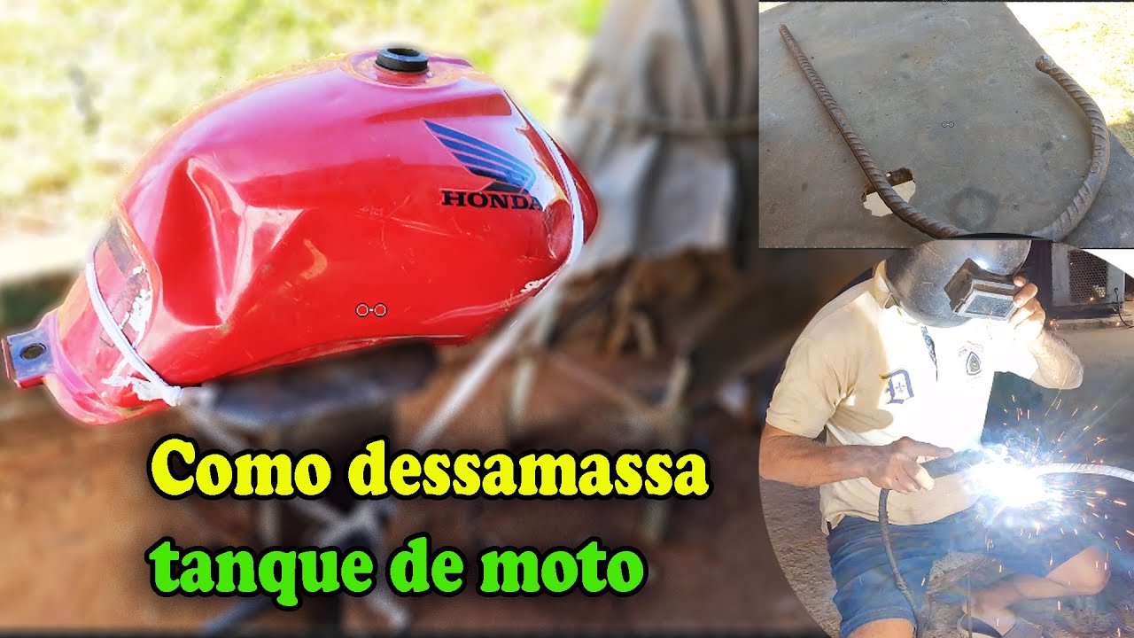 Como dessamassa tanque de moto