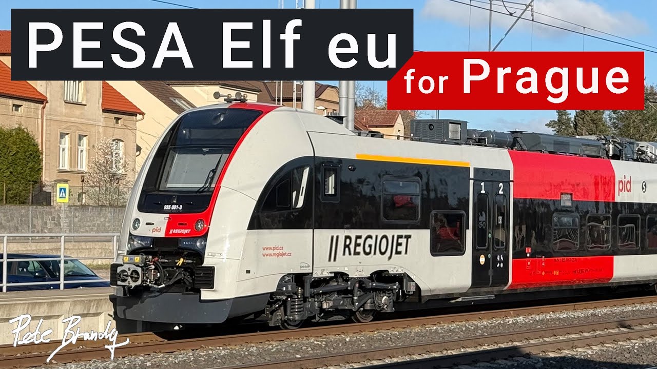 TRIP REPORT | PESA Elf eu for Prague | RegioJet | S61 Prague to Úvaly | New Suburban Train
