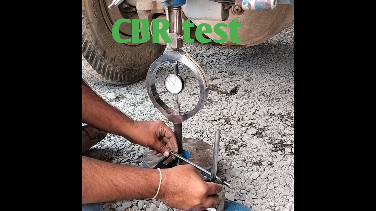CBR test in road