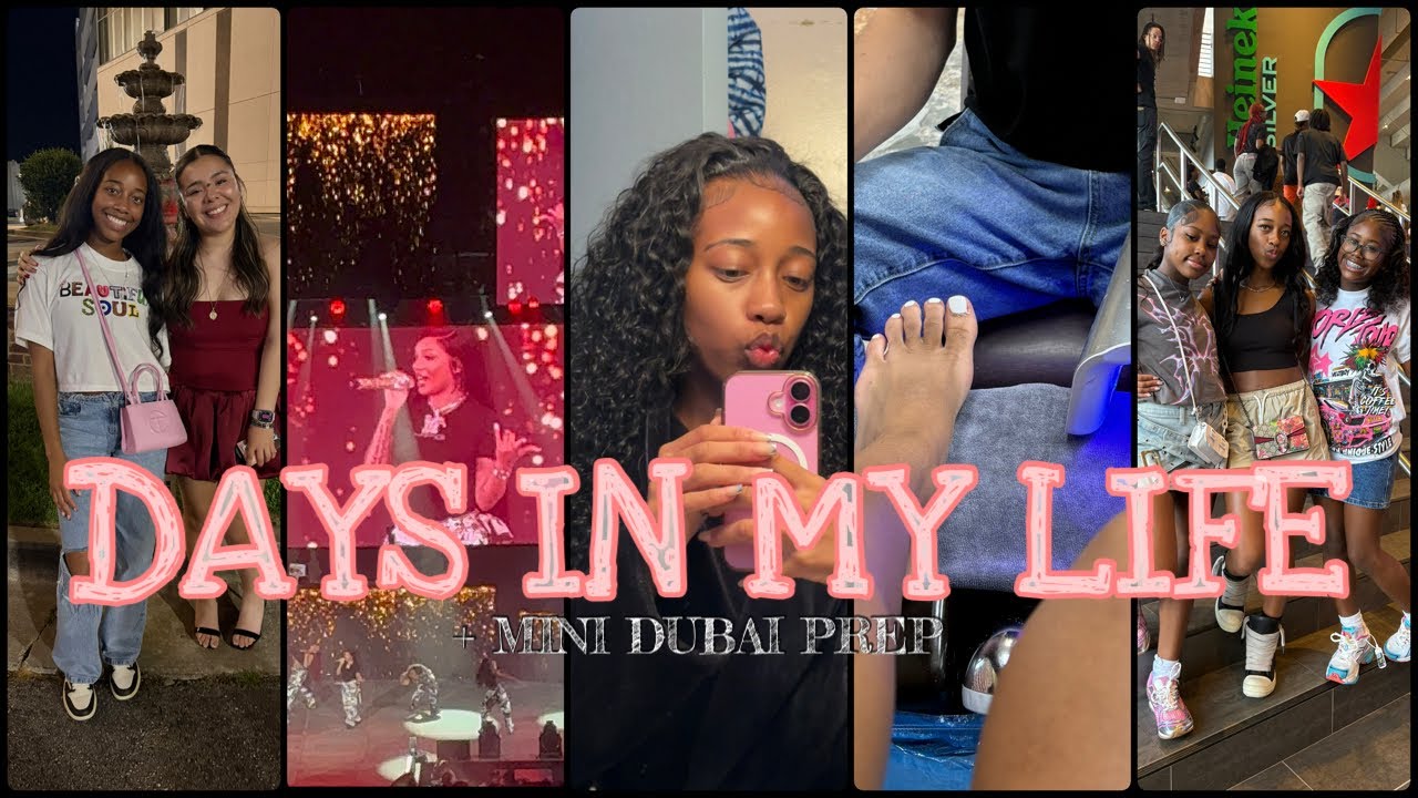 Days In My life + Mini Dubai Prep | Concert, Bday Dinner, + More