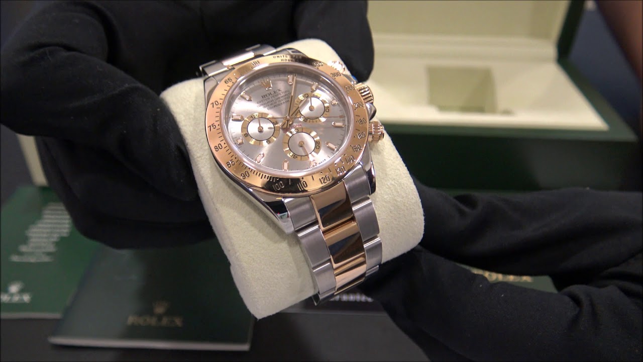 Rolex Daytona 116523 Steel & Gold Silver Dial | WatchesGMT