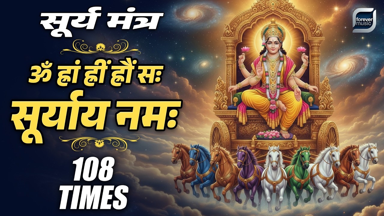 रविवार स्पेशल  प्रातःकाल सुनने से सभी मनोकामनाएं  होगी पूर्ण||सूर्य देव की इस चमत्कारी108 मंत्र