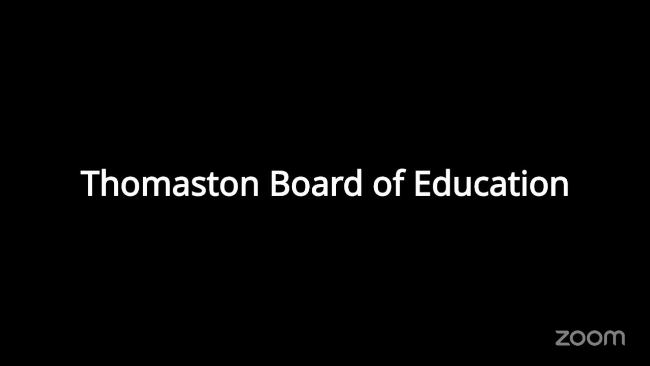 Regular Meeting of the Thomaston Board of Education