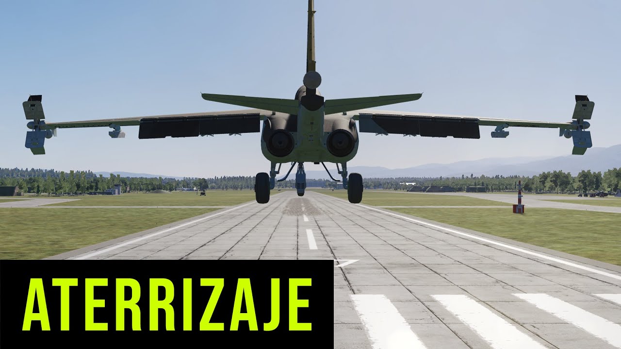 Guía del SU-25T 📌 6.- Aterrizaje
