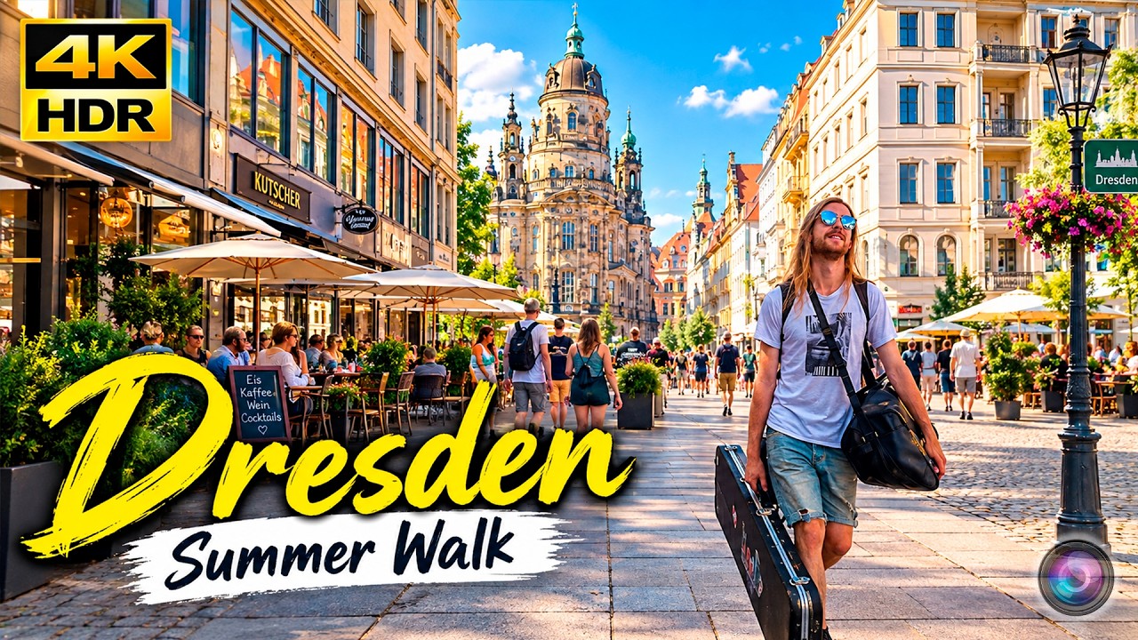🇩🇪 DRESDEN Summer Walking Tour | Stunning Old Town & Landmarks | 4K HDR 50FPS