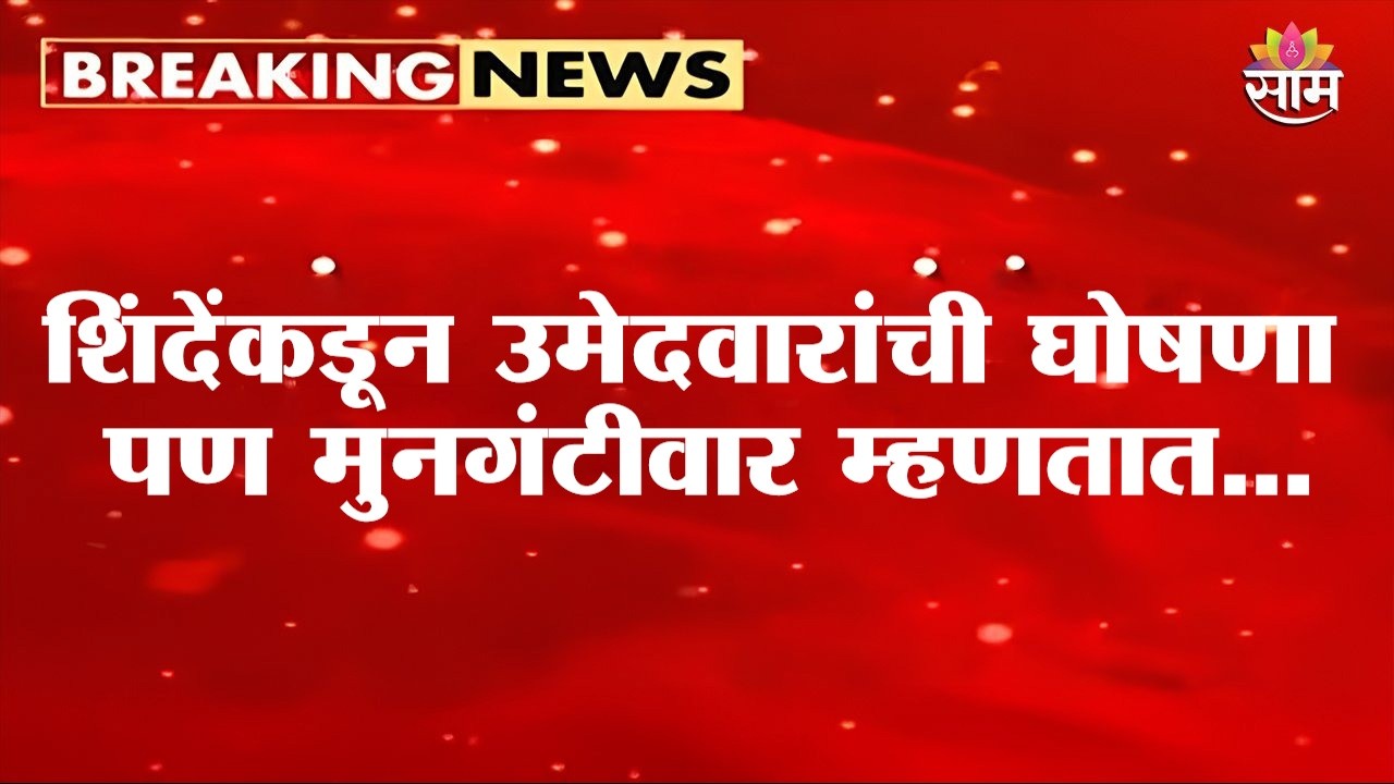 शिंदेंकडून उमेदवारांची घोषणा पण मुनगंटीवार म्हणतात... | 2029 Loksabha Election | Shivsena vs BJP |MP