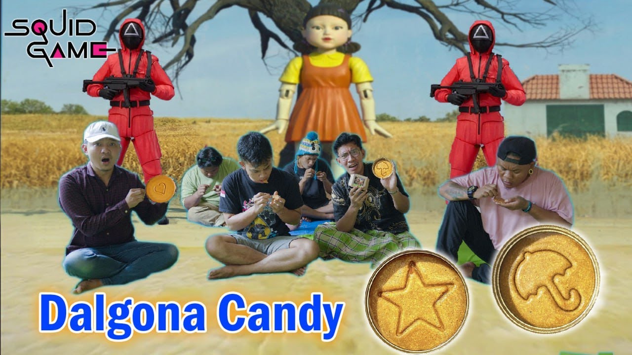 TERJEBAK DI PERMAINAN SQUID GAME DALGONA CANDY
