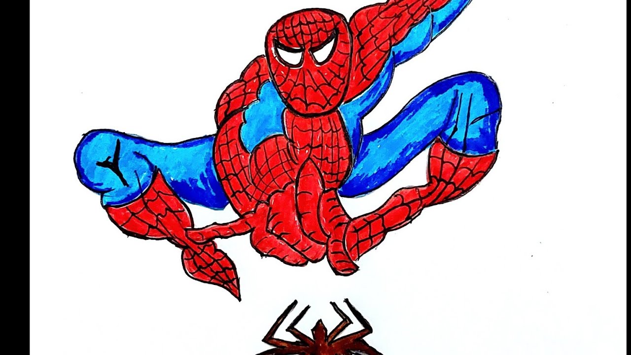Spiderman Drawing #viral #creativeoutlet #diy #art