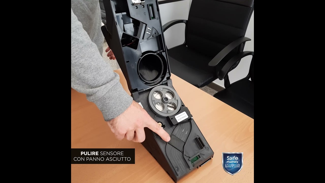 SMONTAGGIO PULIZIA E RIMONTAGGIO SMART COIN SYSTEM PARTE SUPERIORE_SAFE MONEY