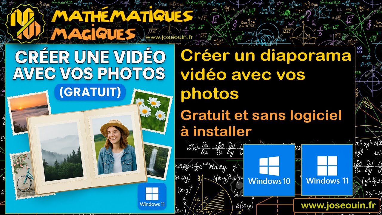 📸 Créer un diaporama vidéo avec vos photos – Gratuit et sans logiciel à installer