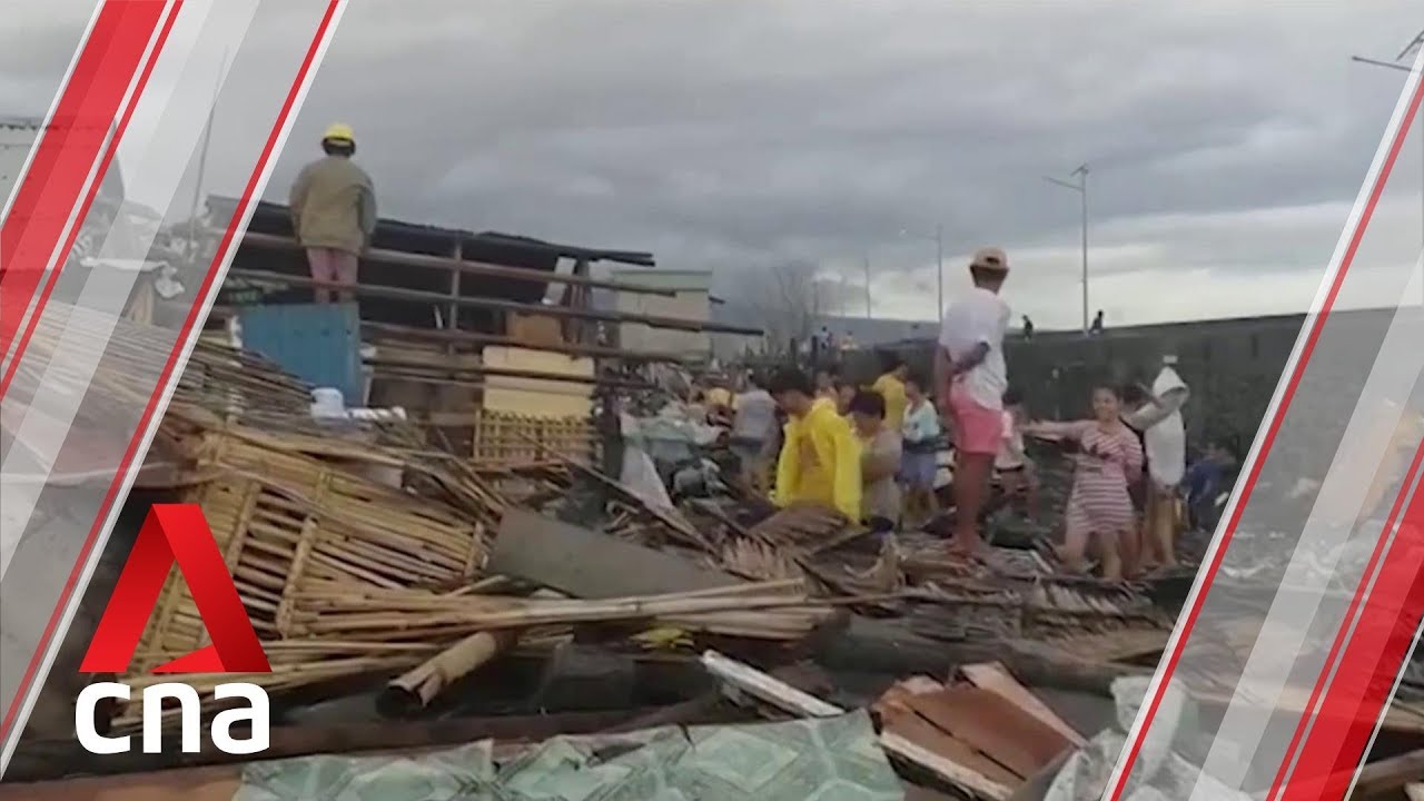 Typhoon Kammuri batters the Philippines