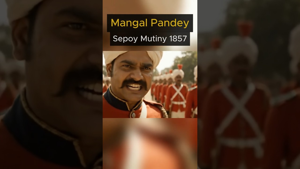 Mangal Pandey - Sepoy Mutiny 1857 #indianhistory #mangalpandey #shortsindia