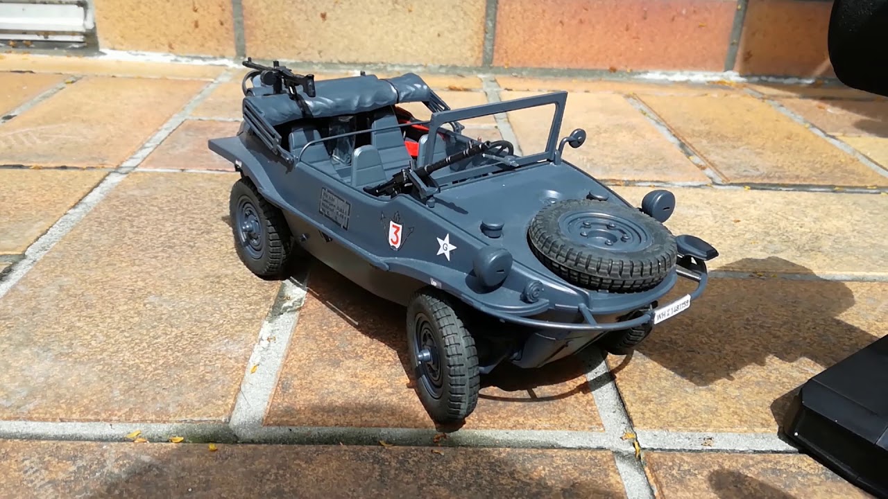 Schwimmwagen T166 von Torro am See - RC Militärfahrzeug Maßstab 1/16
