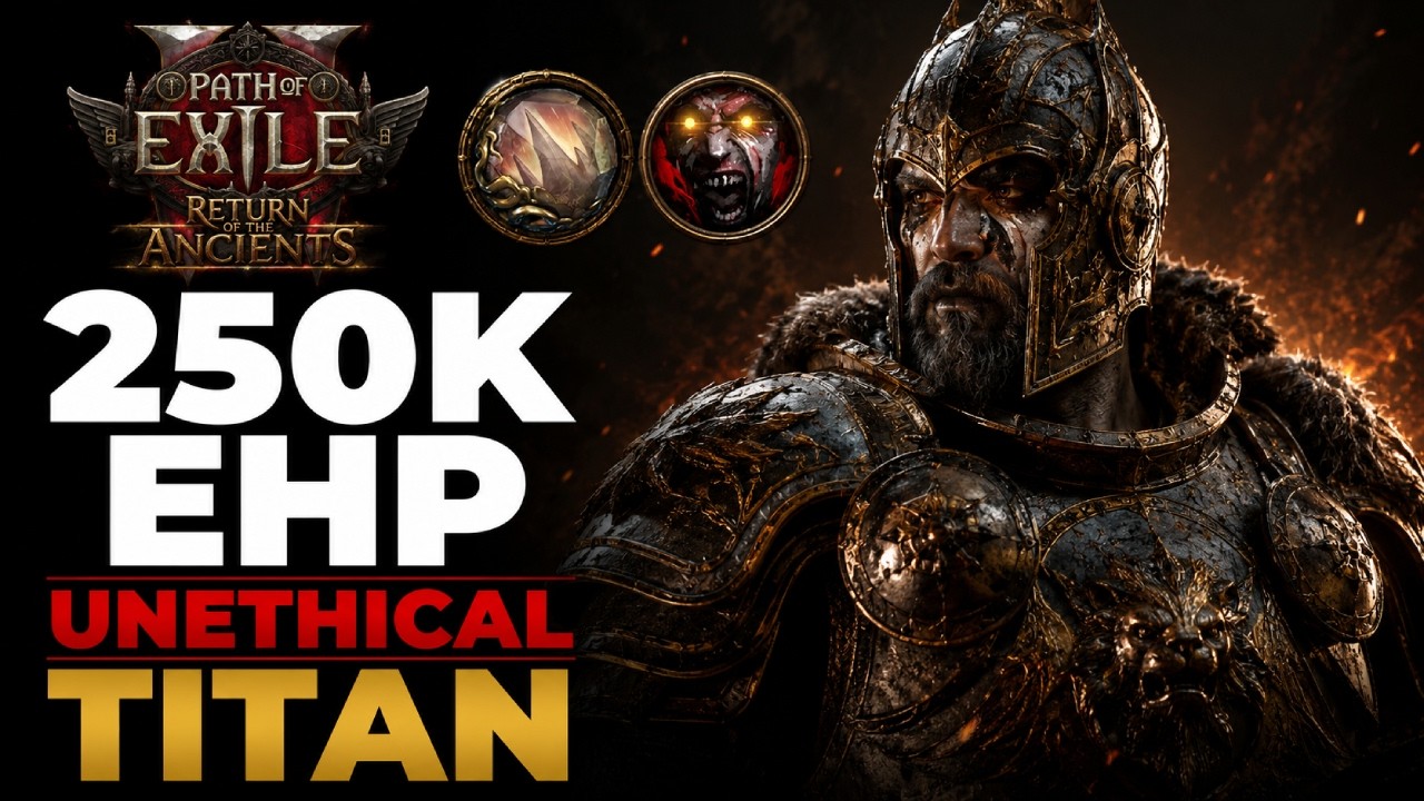 Melee SAVED! 250k EHP Unethical Sunder Titan ES Build | PoE 2