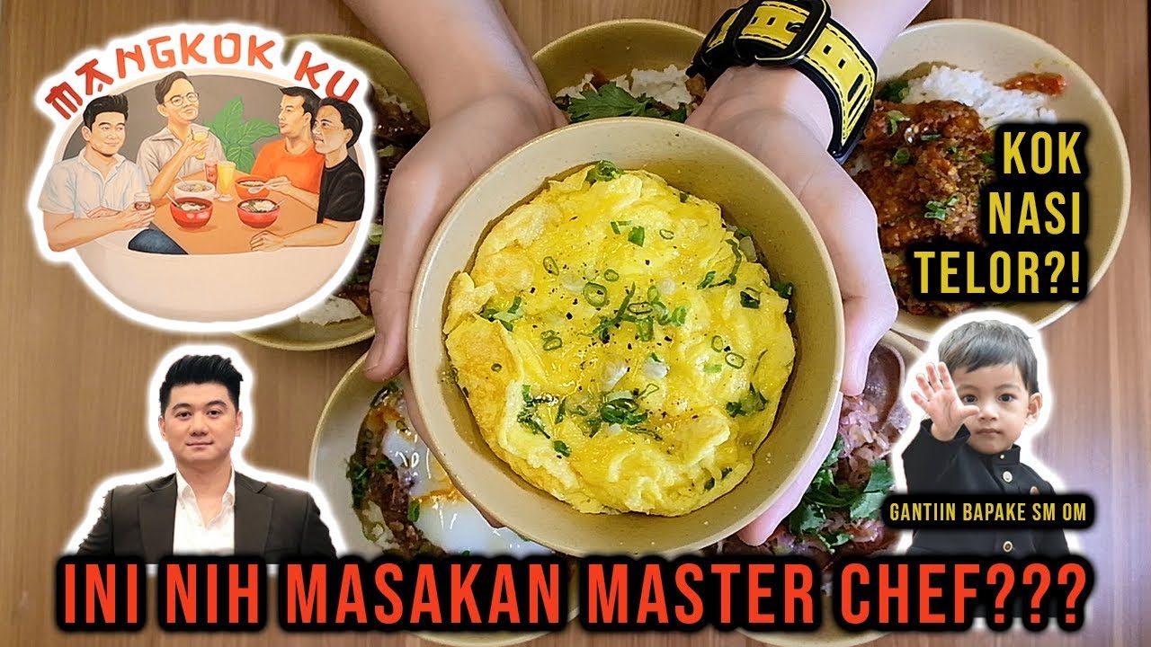 KAESANG & GIBRAN JUAL NASI TELOR ANTRI PARAH GARA2 DIMASAK MASTERCHEF ARNOLD!! REVIEW MANGKOKKU