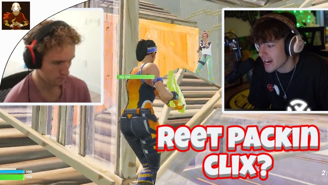 REET против CLIX😳 (Бой 1 на 1) [Токен/Ставка в Fortnite]