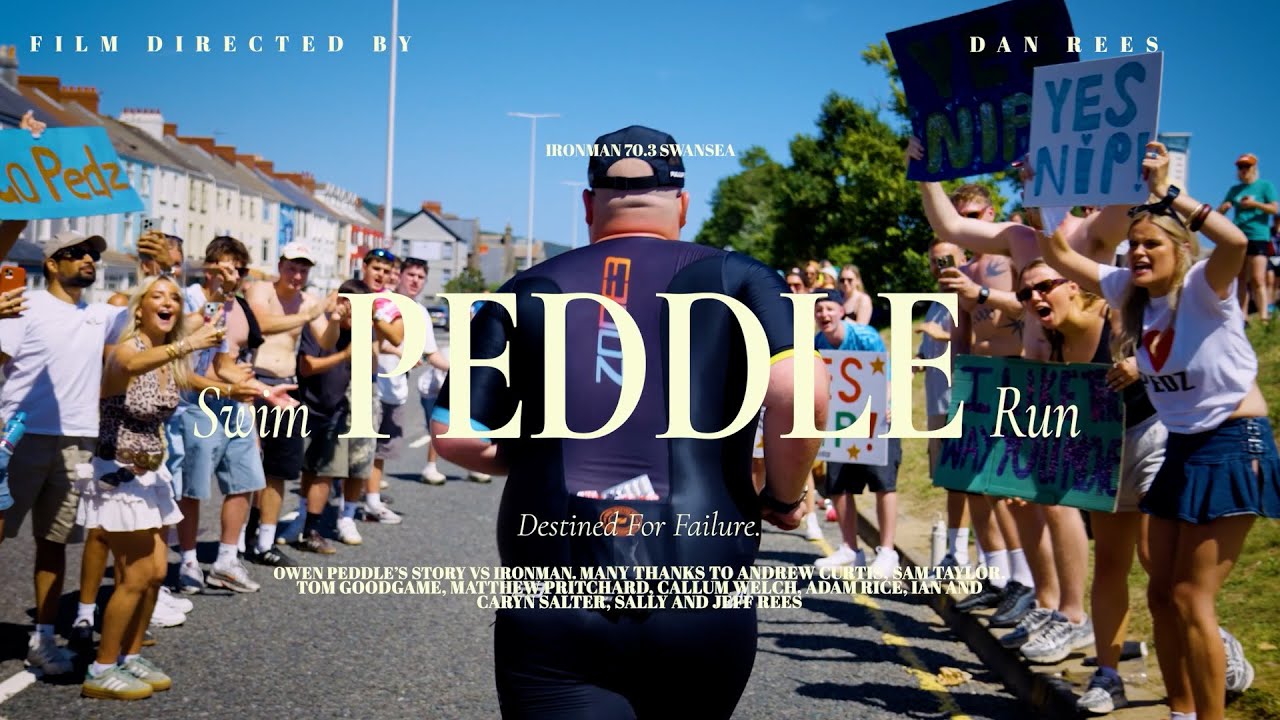 Swim PEDDLE Run - Owen Pedz Road To Swansea Ironman 70.3