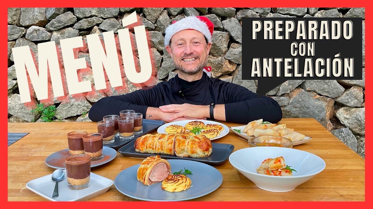 MENU de NAVIDAD 🎄 PREPARADO CON ANTELACIÓN - Bueno, Bonito y Barato 👍🏻 - Recetas en 5 Minutos