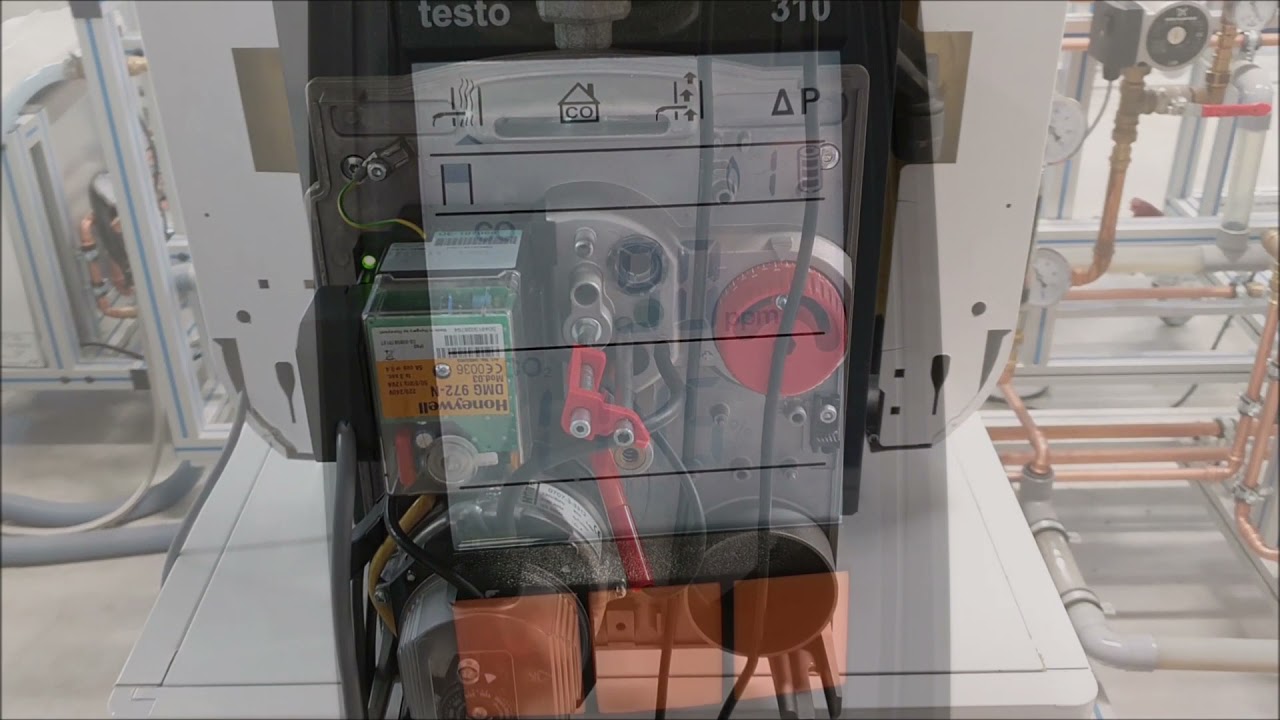 Mise en service d'un brûleur gaz