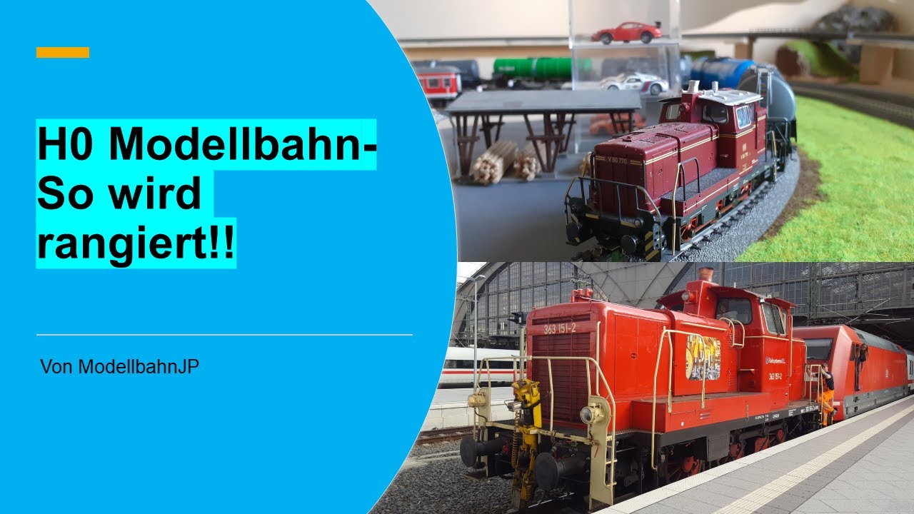 H0 Modellbahn - So wird rangiert!!